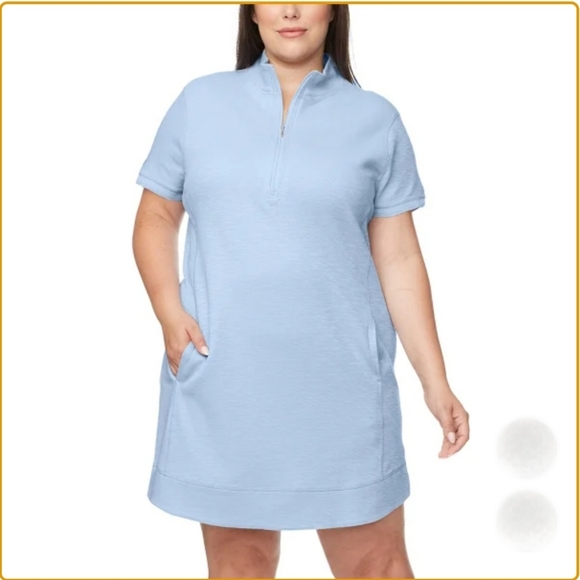 New Legendary Outfitters Ladies' Quarter Zip Dress Blue Size XL - Picture 5 of 7